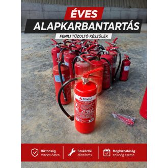 Éves ALAPKARBANTARTÁS