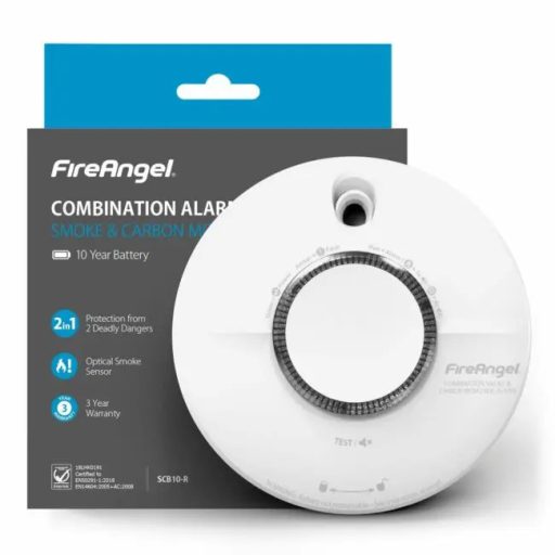 FireAngel SCB10-INT kombinált füst- és szén-monoxid-érzékelő – 10 év