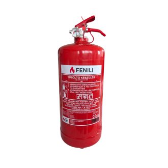    FENILI 3 kg-os ABC porral oltó, poroltó tűzoltó készülék 21A 70B C ,tartóval
