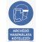 Arcvédő használata kötelező! tábla, piktogram + felirat, ISO 7010